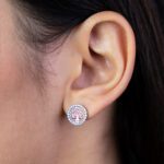 Orecchini da Donna in Oro Bicolore 18kt con Albero della Vita - 1472