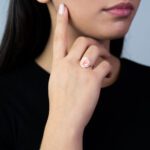 Anello da Donna in Oro Giallo con Corallo - OR332