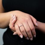 Anello da Donna Veretta in Oro Bianco con Diamanti - 2335310
