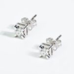 Orecchini Punto Luce Clesi in Oro Bianco con Diamanti - 10273