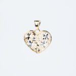 Ciondolo a Cuore da Donna in Oro Giallo e Bianco 18kt - 32365PD