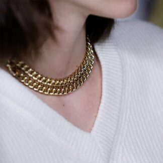 Collana da Donna Unoaerre in Bronzo con Maglia Grumette - 1554
