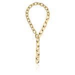Collana da Donna Unoaerre in Bronzo Dorato con Catena Forzatina - 2139