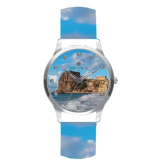 Orologio Solo Tempo Mizzica in Acciaio e Pelle - Scilla - MB158
