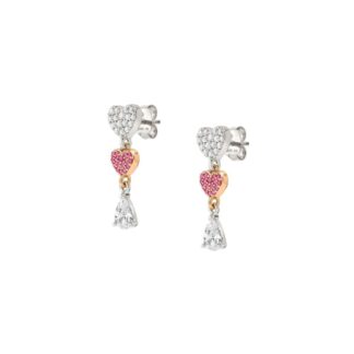 Orecchini Pendenti Donna Nomination in Argento con Cuore - 240705/002
