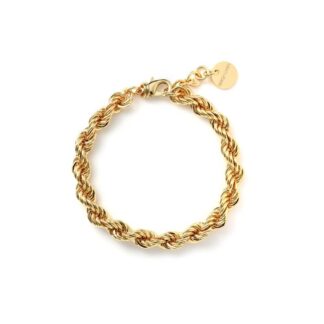 Bracciale Unoaerre in Bronzo Dorato a Corda - 2558