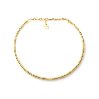 Collana Chiodo Semirigida da Donna Unoaerre in Bronzo Dorato - 2572