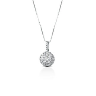Collana Marika in Oro Bianco con Diamanti - CD06126MA/7