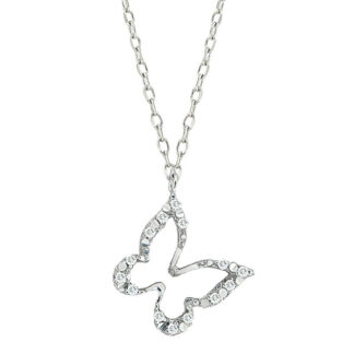 Collana Artlinea in Oro Bianco con Diamanti - Luce - CD432-4B