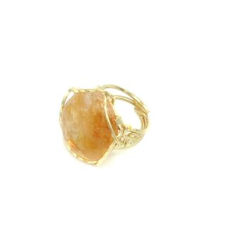 Anello Koliè 925 in Argento e Topazio Citrino - Shine - ANSHINE12