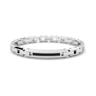 Bracciale da Uomo Zancan in Acciaio e Fibra di Carbonio - Hiteck - EHB269