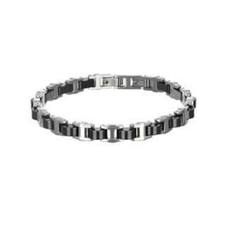 Bracciale da Uomo Zancan in Acciaio e Ceramica - Hiteck - EHB346