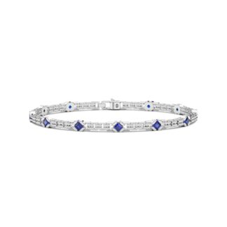 Bracciale da Uomo Zancan in Argento e Pietre di Colore - Insigna - ESB314-BL