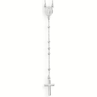 Collana Amen Rosari in Argento con Croce - AD2BN