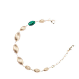Bracciale Ippocampo da Donna in Argento Dorato e Quarzo - Charme - IPCR36