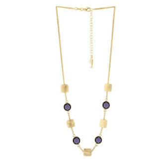 Collana Ippocampo da Donna in Argento Dorato e Quarzo - Charme - IPCR76