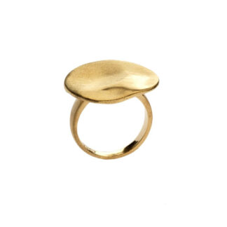 Anello Ippocampo da Donna in Argento Dorato - Element - IPEL27