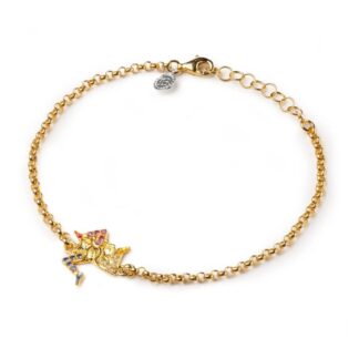 Bracciale Isola Bella in Argento Zirconi e Smalti | Trinacria Lapilli - 20001326