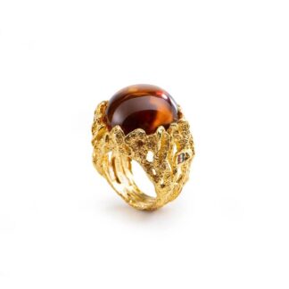 Anello Isola Bella in Argento con Quarzo | Vulcano - 20001362