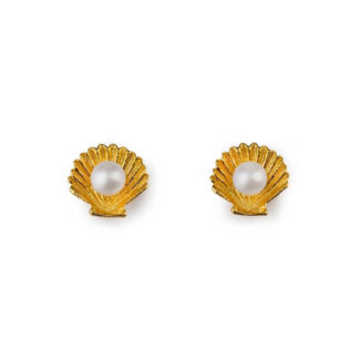 Orecchini Isola Bella in Argento e Perle | Conchiglia e perla - 20001439