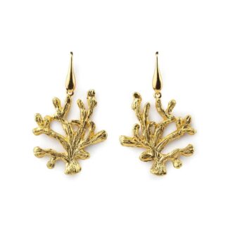 Orecchini Isola Bella in Argento dorato| Gold Corallo - 20001467