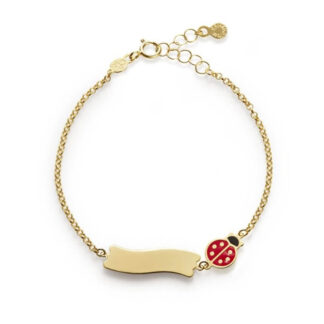 Bracciale Le Bebè in Oro Giallo con Targa | Fortuna - Primegioie - PMG026/B