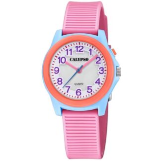 Orologio da Bambina Calypso in Gomma Bianca e Rosa - Junior - K5823/2
