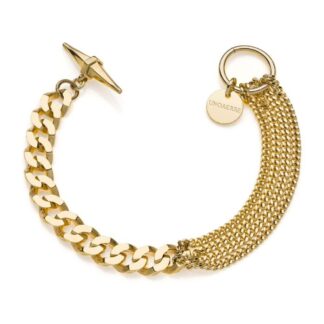 Bracciale da Donna Unoaerre catena grumetta in Bronzo Dorato - 2238