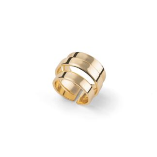 Anello da Donna Unoaerre fascia in Bronzo Dorato - Lux - 2665