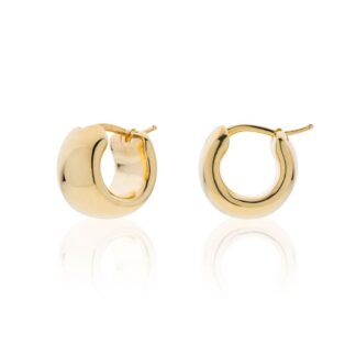Orecchini da Donna Unoaerre cerchietti in Argento Dorato - Aria - 6411