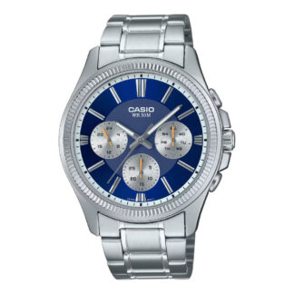 Orologio Cronografo Uomo Casio in Acciaio - Timeless - MTP-1375PD