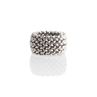 Anello Donna Unoaerre in Argento Maglia Chicco di riso - Chicco - 5892