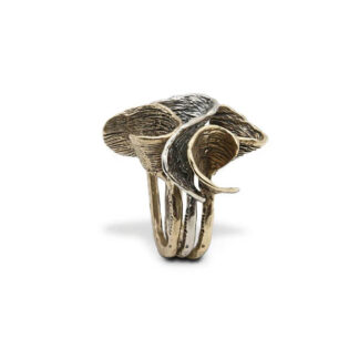 Anello Mandile in Argento e Bronzo  - Pavonia - AR180