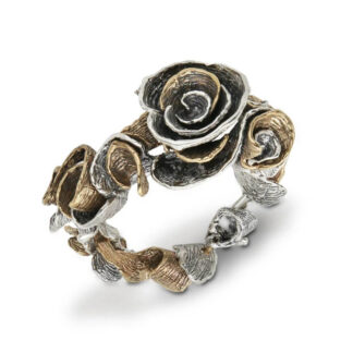 Bracciale Mandile in Argento e Bronzo - Pavonia - BA149