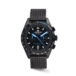 Orologio Cronografo Lorenz in Acciaio Gun Metal - Granpremio - 030251BB