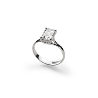 Anello Solitario in Platino con Diamante Lab Kt 2,01 certificato IGI - Puroplatino - PL10