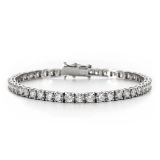 Bracciale Tennis in Platino con Diamanti Lab Kt 4,85 - Puroplatino - PT59