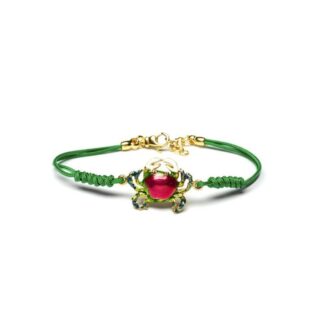 Bracciale Isola Bella in Argento e Smalto | Verde - 20000019