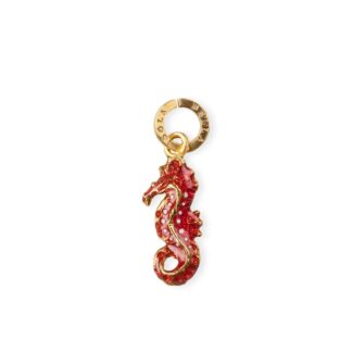 Charm Isola Bella in Argento e Smalto | Mini Ippocampo - 20000646