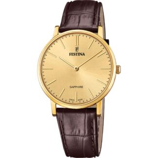 Orologio Solo Tempo Festina in Acciaio e pelle - Classics - F20016/2