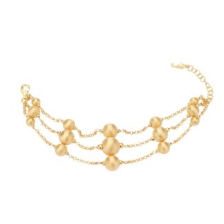 Bracciale Ippocampo da Donna in Argento Dorato - Charme - IPCR158