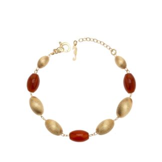 Bracciale Ippocampo da Donna in Argento Dorato e Quarzo - Charme - IPCR29