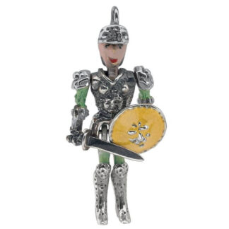 Charm Gerardo Sacco in Argento e Smalto - Rinaldo - Pupi - 70159
