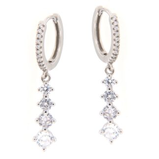 Orecchini Ruah in Argento e Zirconi - AGBR314
