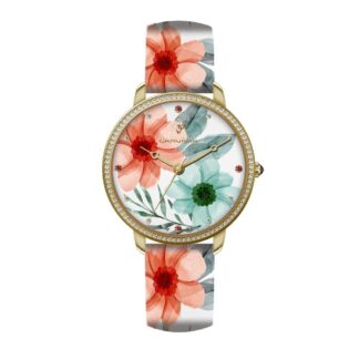Orologio Solo Tempo Camurria in Acciaio e Pelle - Ciuri d' Amuri - CW46GT1