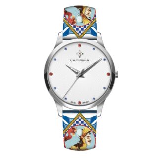 Orologio Solo Tempo Camurria in Acciaio e Pelle - U Pupu - CW48ST2