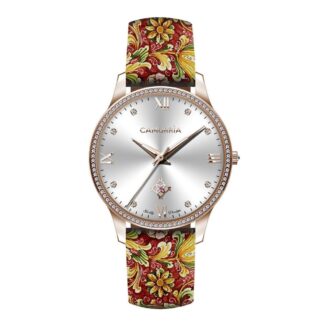 Orologio Solo Tempo Camurria in Acciaio e Pelle - Ciuri Ciuri - CW59RT3