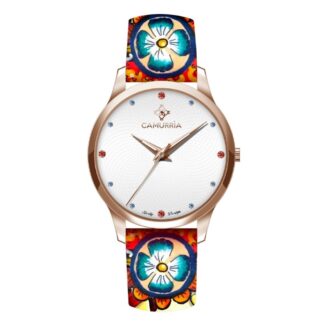 Orologio Solo Tempo Camurria in Acciaio e Pelle - La Dea Fortuna - CW61RT2