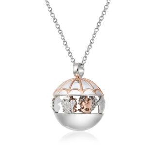 Collana Roberto Giannotti in Argento con Zirconi e Sfera - Chiama Angeli Carousel - SFA159