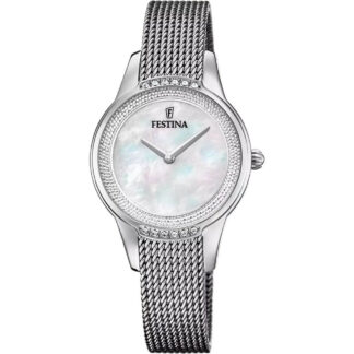 Orologio Solo Tempo Festina in Acciaio con Zirconi - Mademoiselle - F20494/4